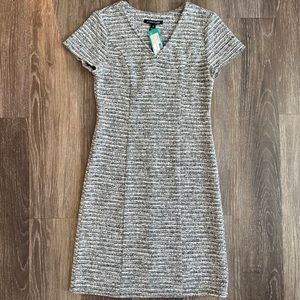 41 Hawthorn Edyth Knit Textured Gray Dress